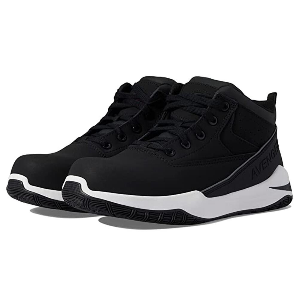 Avenger Reaction Men's Work Boots Black/White NEW Size 10